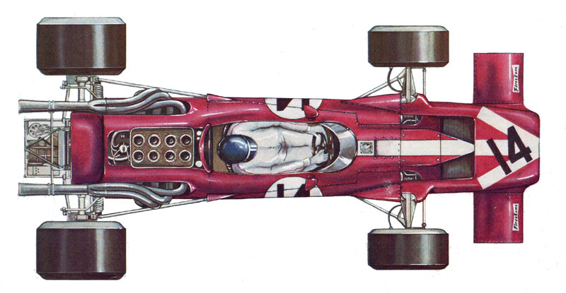 Surtees TS5 drawing from the cover of Model Cars magazine