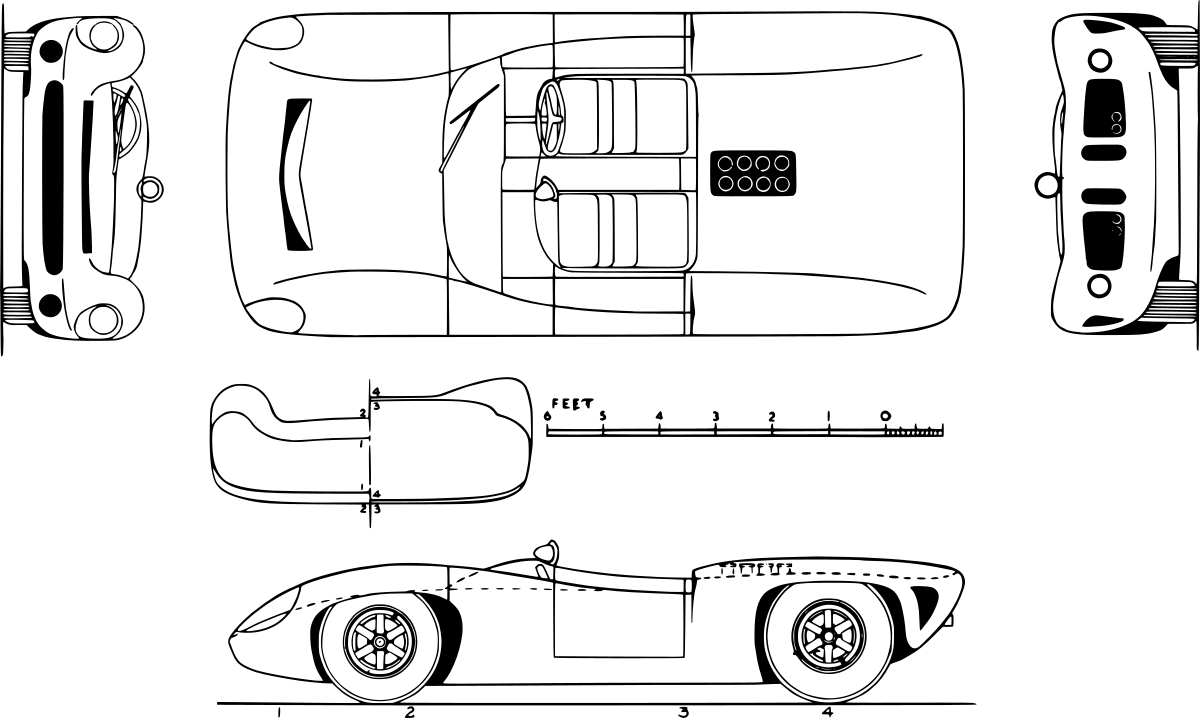 Lola T70 blueprints
