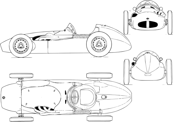 BRM 2.5L technical drawing