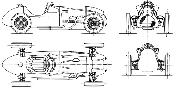 Cooper Bristol technical drawing