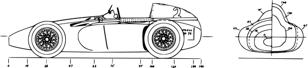 Ferrari 555 plan drawings