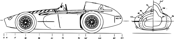 Ferrari 555 plan drawings