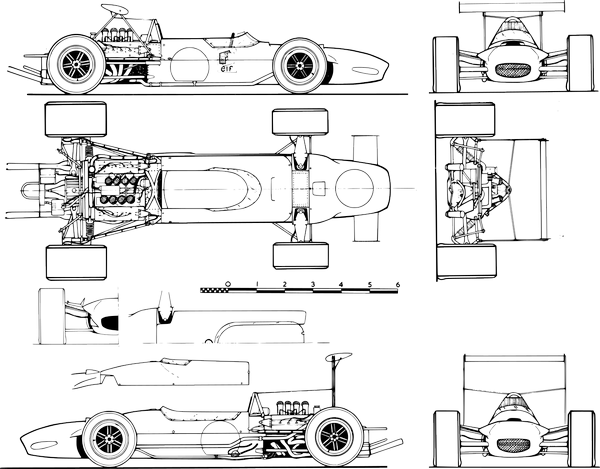 Matra MS10 blueprints