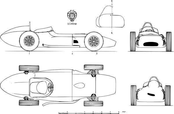 Scarab F1 technical drawings