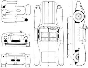 Lotus 19 Monte Carlo technical drawings