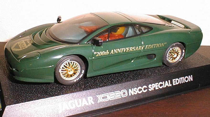 Green Jaguar XJ220 club car 