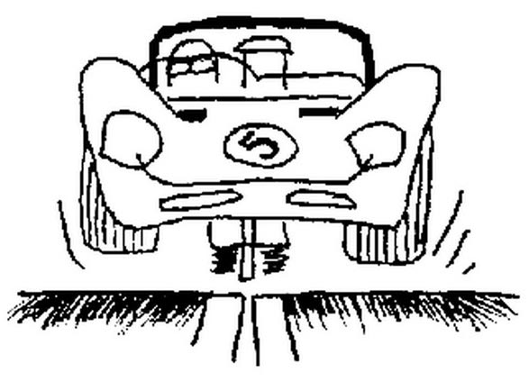 A simple slot car doodle