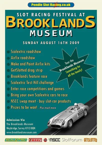 Official 2009 Brooklands poster