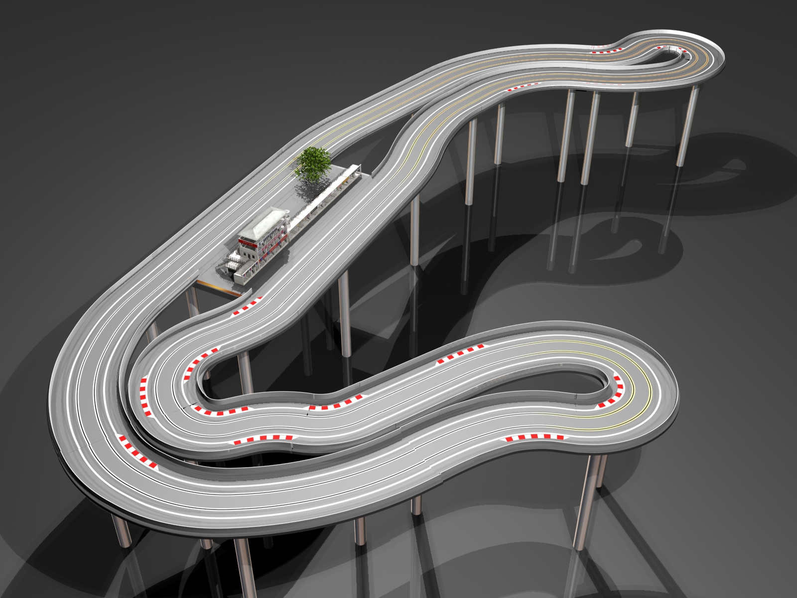 modular slot car track