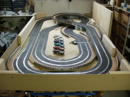 8x4 cheap scalextric layout