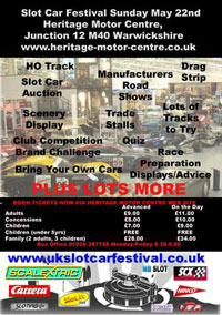 2011 Slot Car Festival Poster