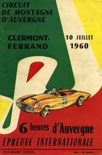 Clermont Ferrand programme cover