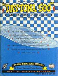 Daytona programme cover