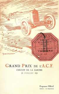 Le Mans programme cover