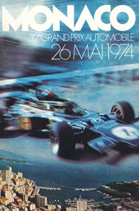 Monaco GP 1975 programme cover