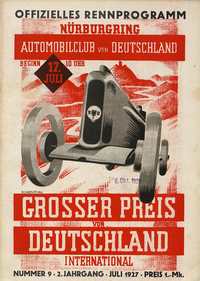 Nürburgring programme cover