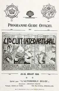 Spa Francorchamps programme cover