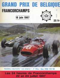 Spa Francorchamps programme cover