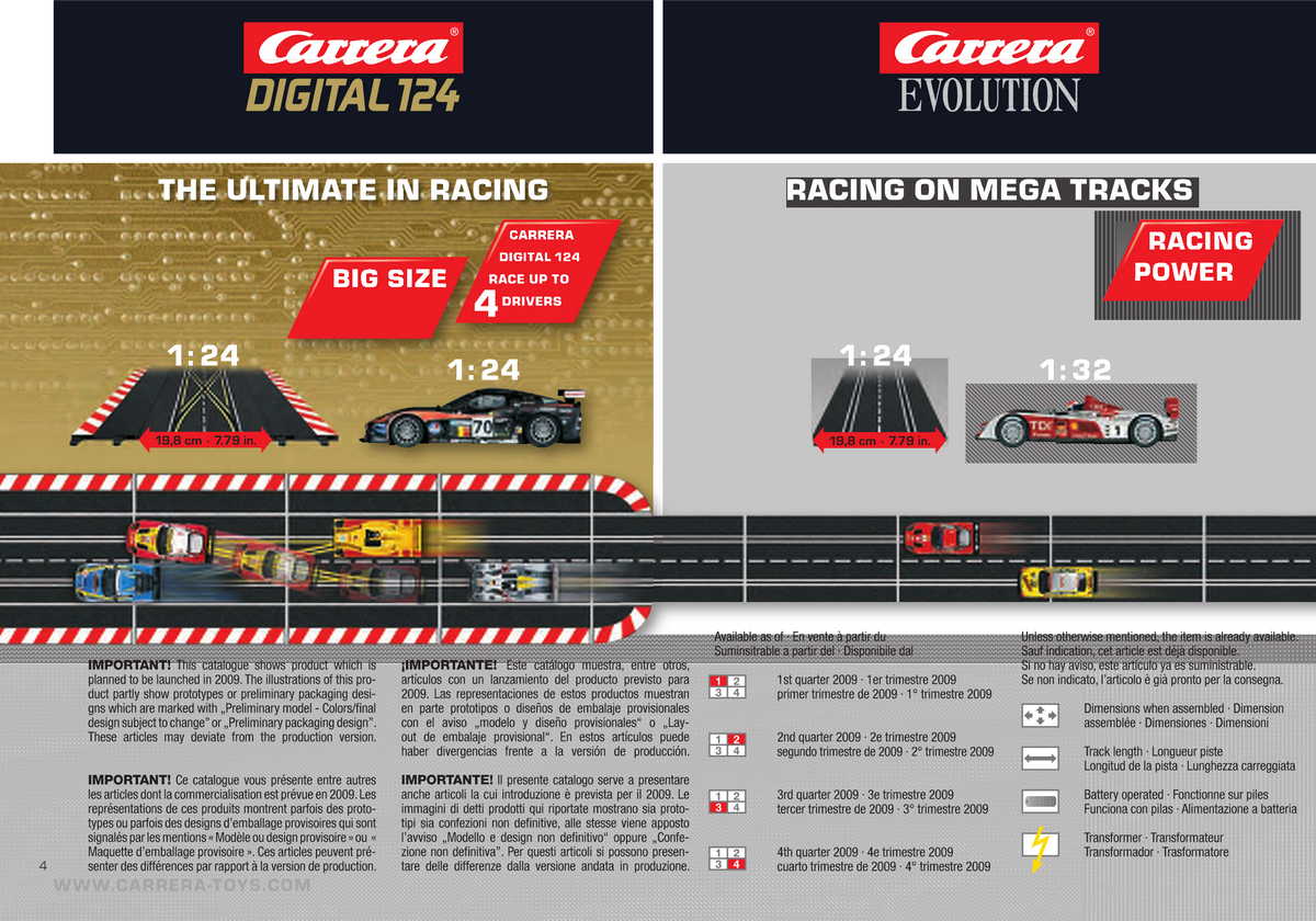 Carrera Catalogue 2009 page 4