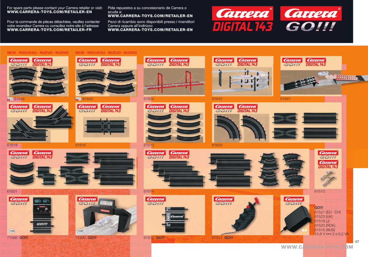 Carrera Catalogue 2009 page 47