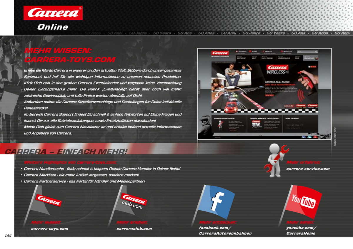 Carrera Catalogue 2013 page 144