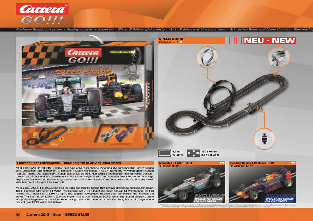 Carrera Catalogue 2017 page 98