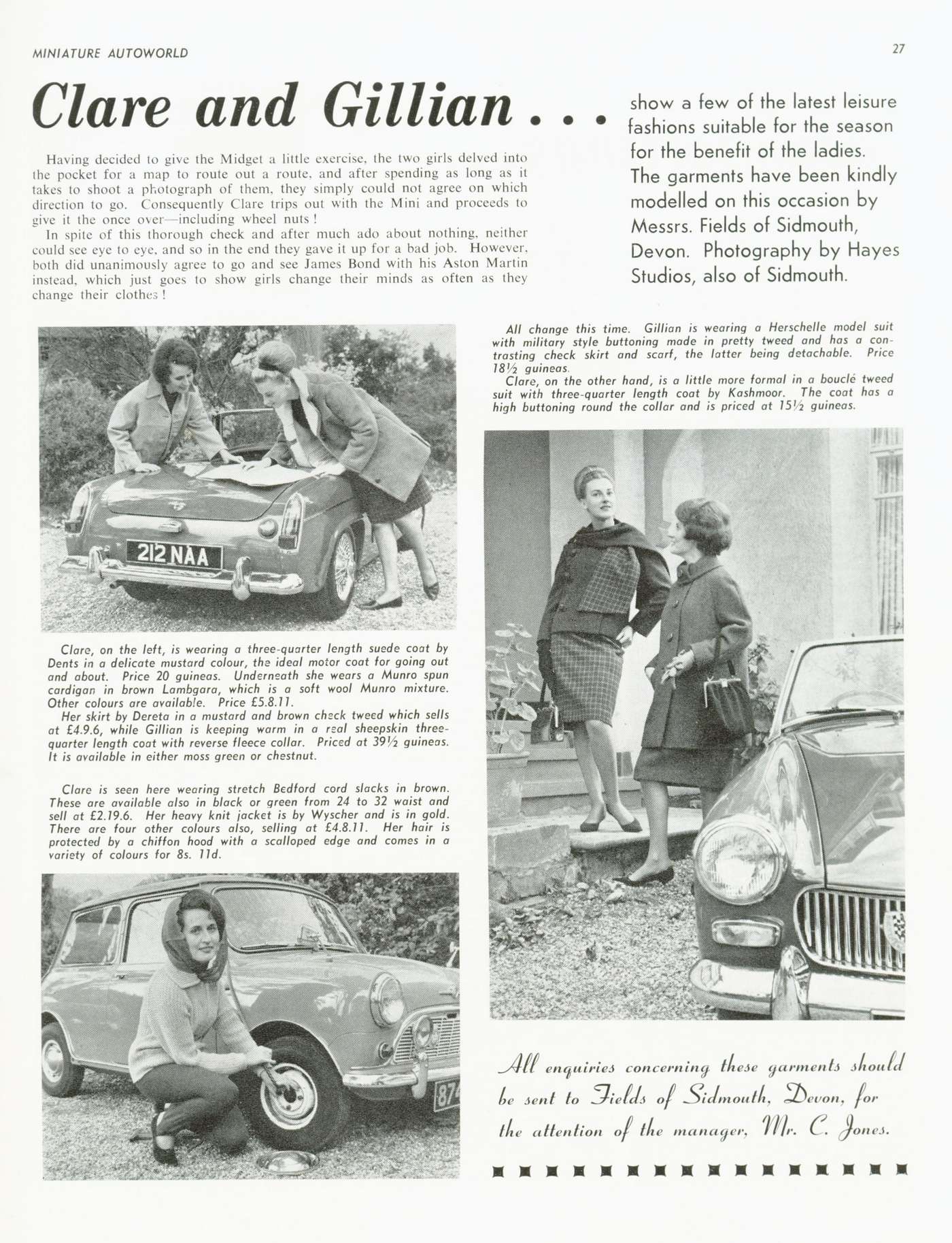 Miniature Autoworld January 1965 page 35