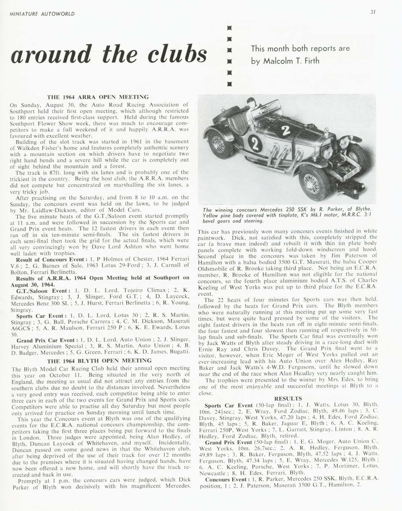 Miniature Autoworld January 1965 page 39