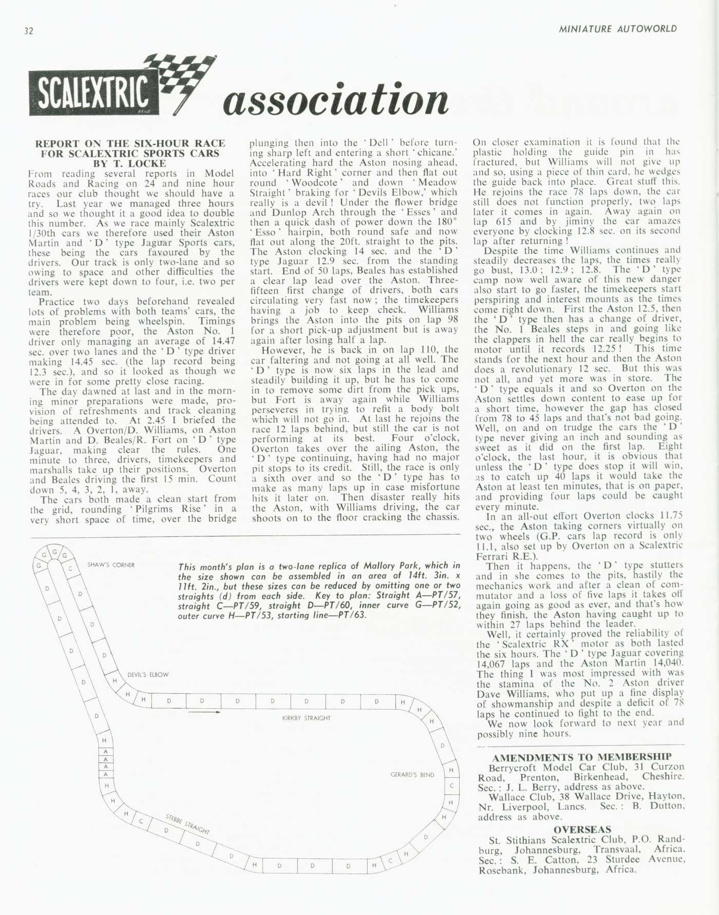 Miniature Autoworld January 1965 page 40