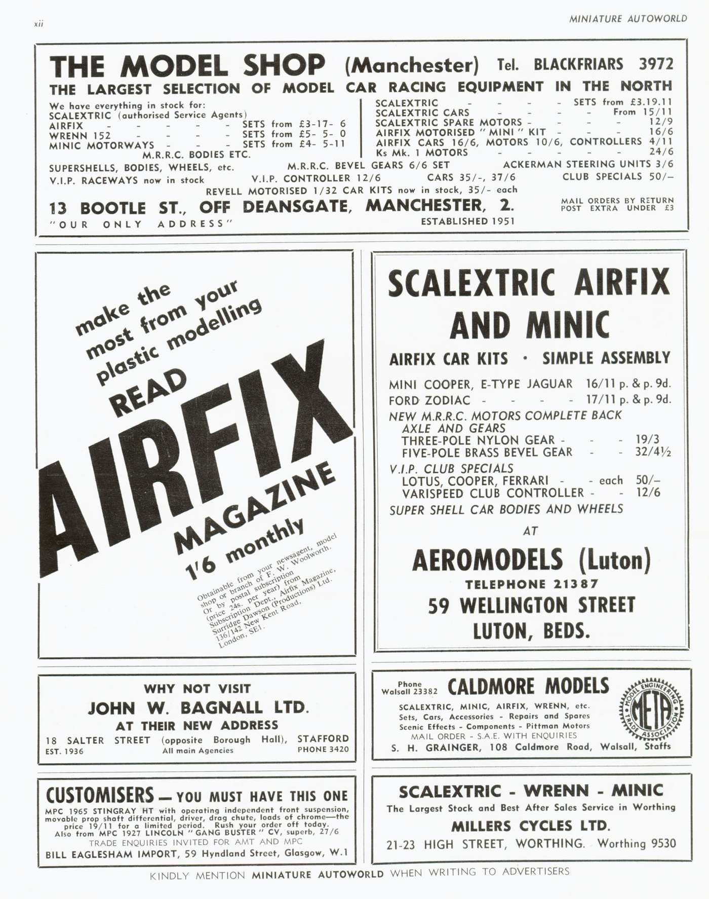 Miniature Autoworld January 1965 page 44