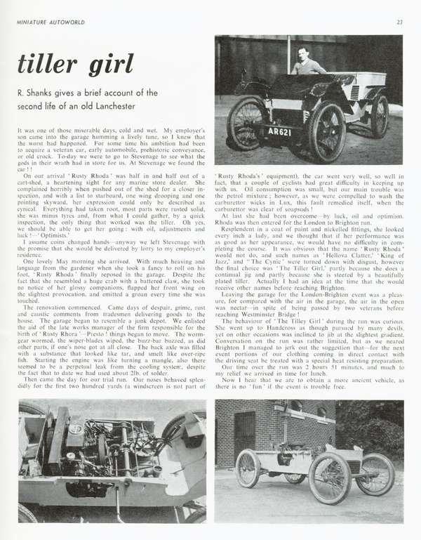 Miniature Autoworld January 1965 page 31