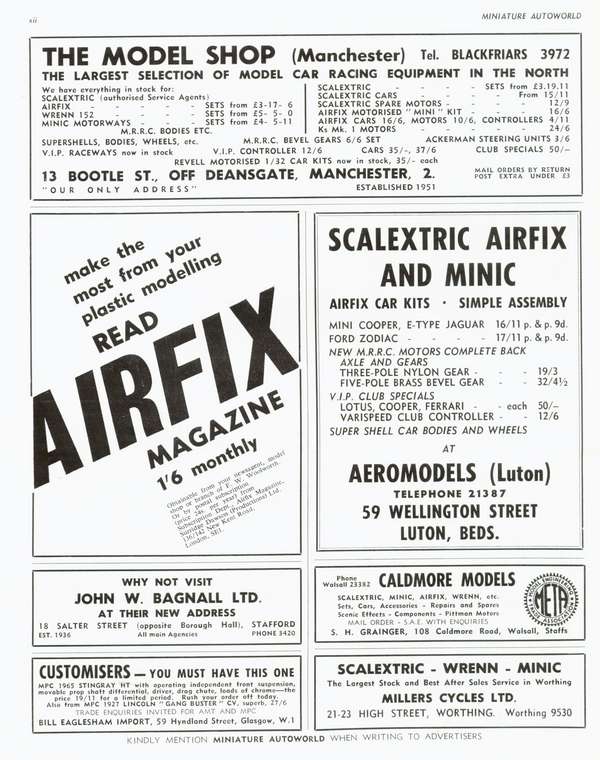 Miniature Autoworld January 1965 page 44