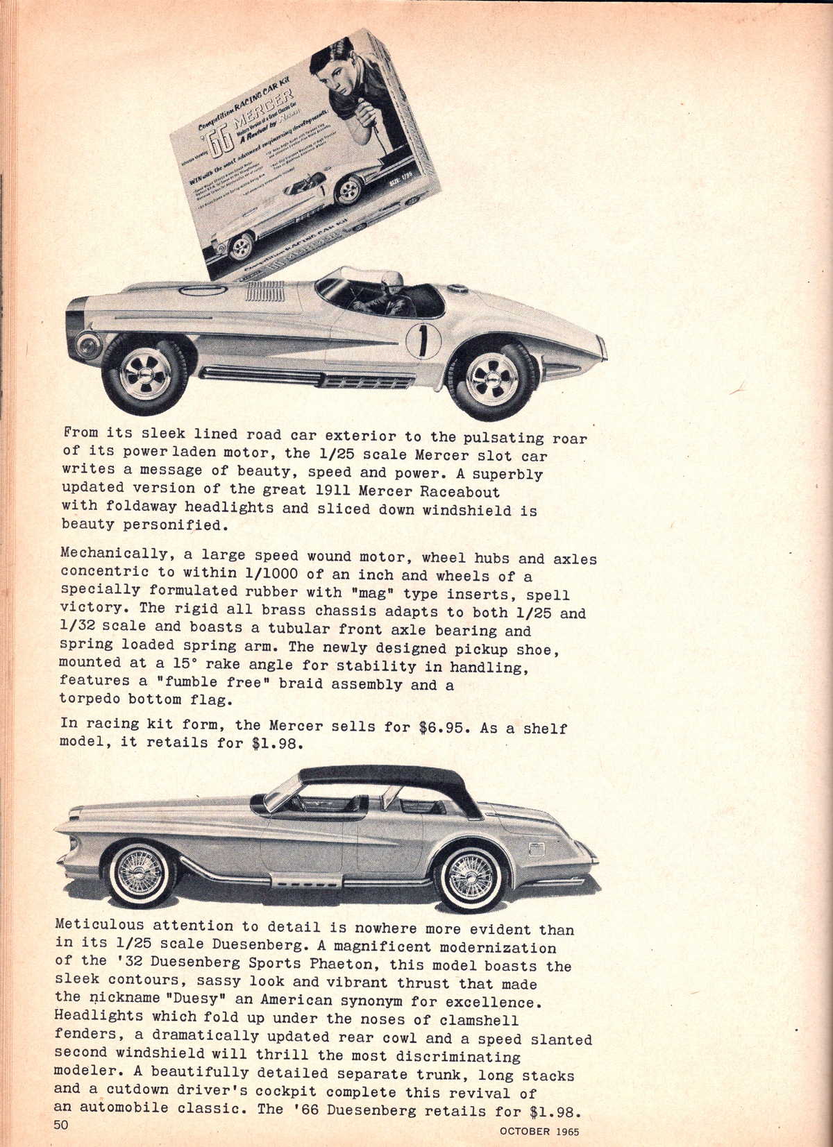 Model Car and Track October 1965 page 50