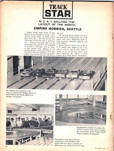 Model Car and Track October 1965 page 74