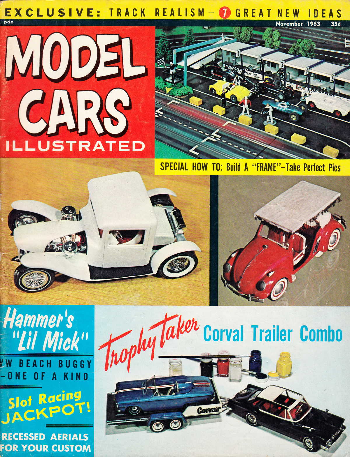 Model Cars Illustrated November 1963 Cover