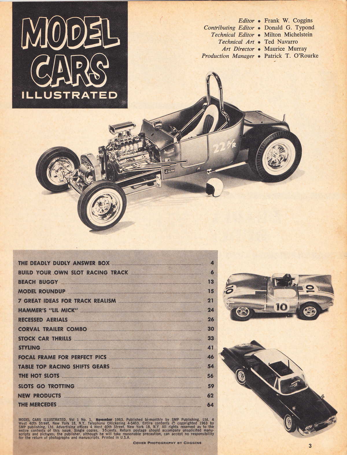 Model Cars Illustrated November 1963 page 3