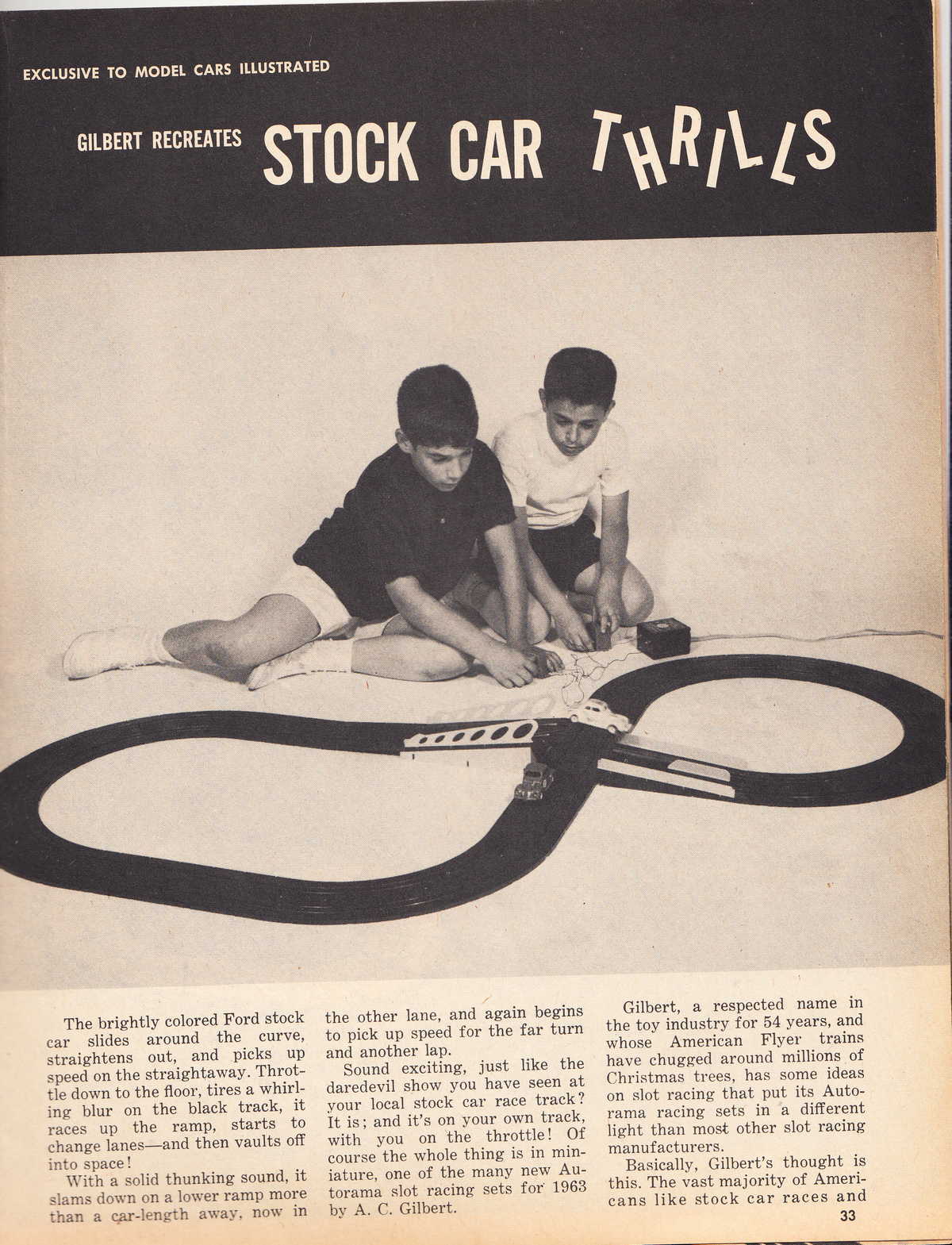 Model Cars Illustrated November 1963 page 33