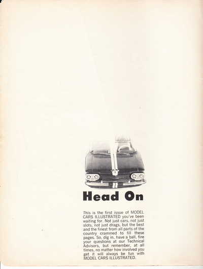 Model Cars Illustrated November 1963 page 2