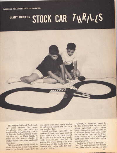 Model Cars Illustrated November 1963 page 33