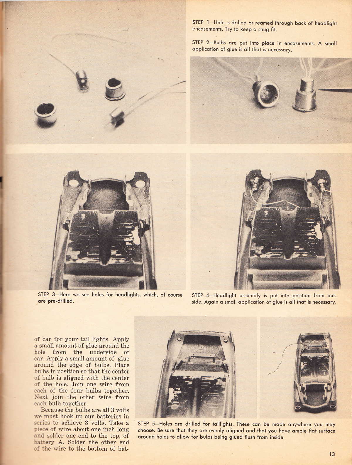 Model Cars Illustrated January 1964 page 13