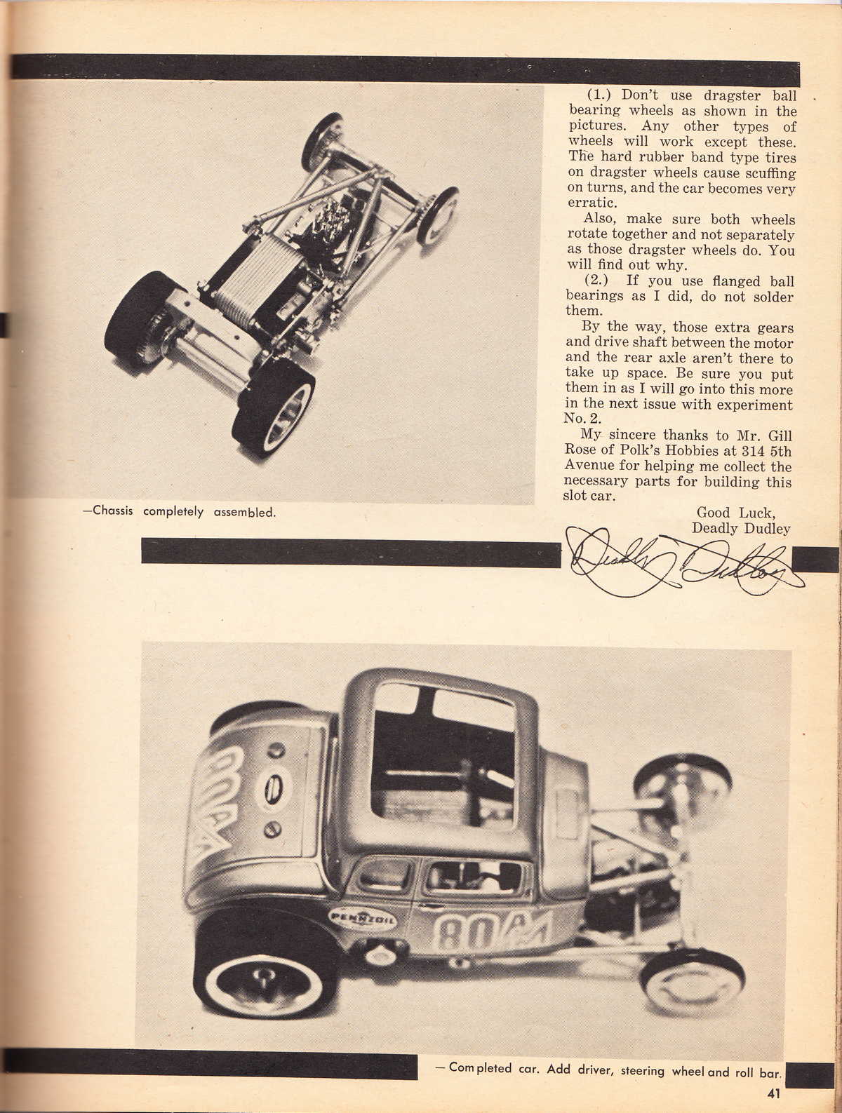 Model Cars Illustrated January 1964 page 39