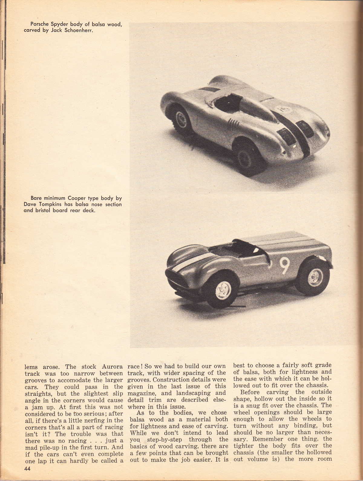 Model Cars Illustrated January 1964 page 42