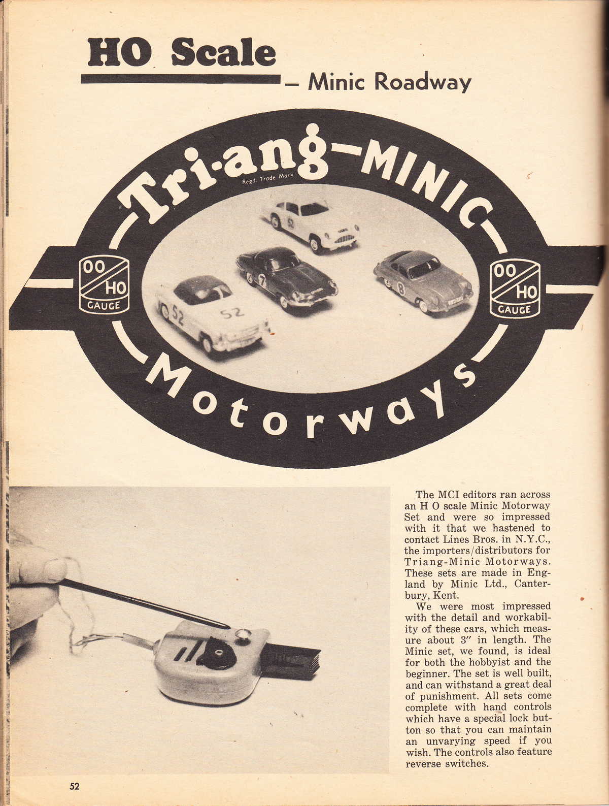 Model Cars Illustrated January 1964 page 50
