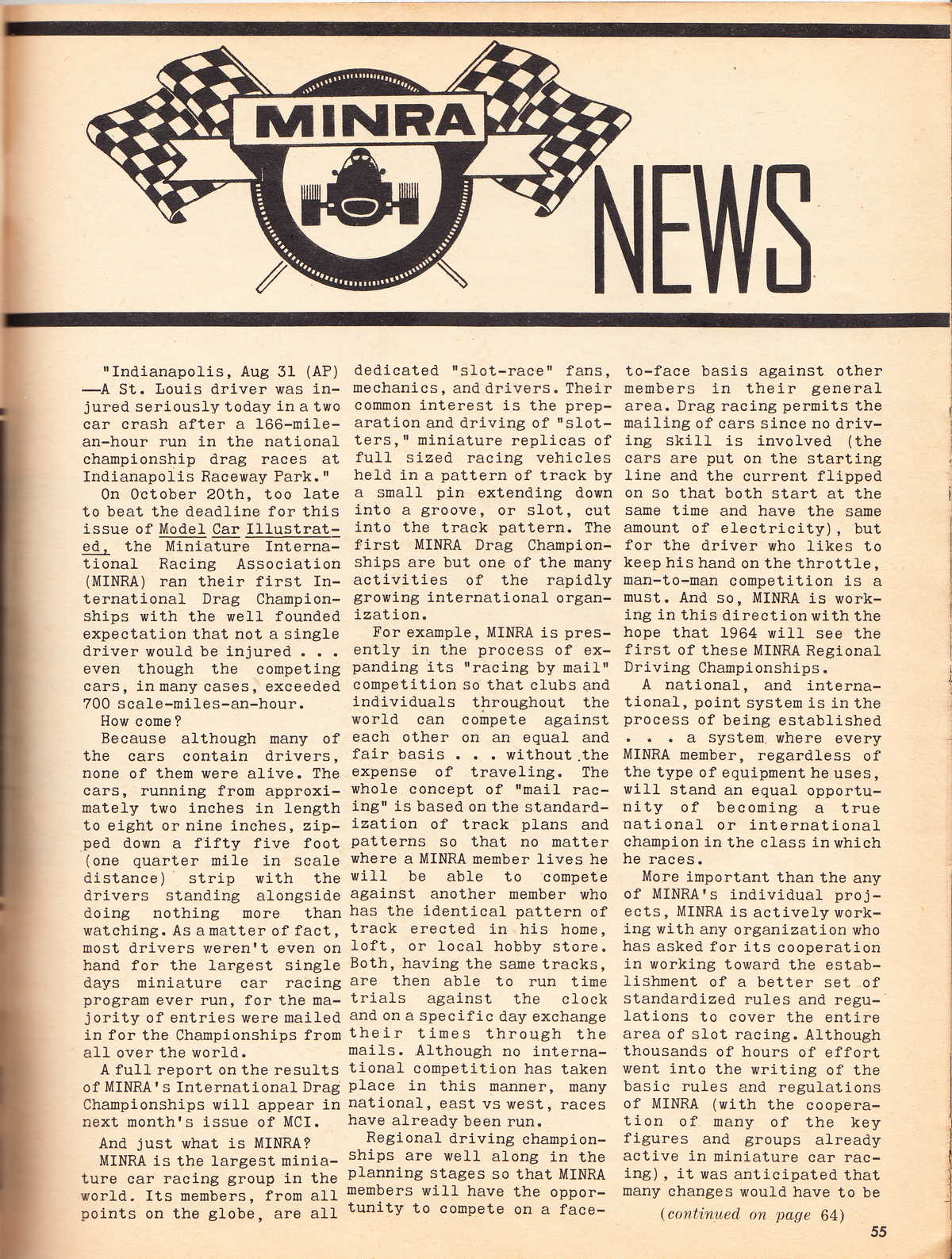 Model Cars Illustrated January 1964 page 53