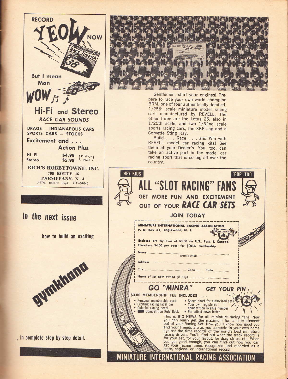 Model Cars Illustrated January 1964 page 59