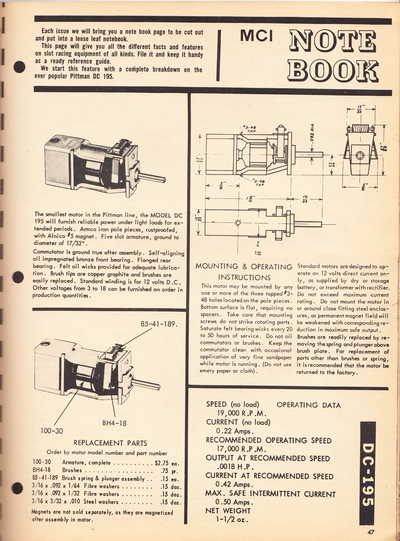 Model Cars Illustrated January 1964 page 45