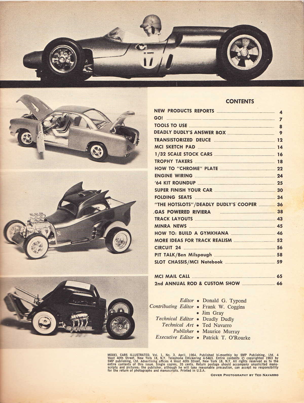 Model Cars Illustrated April 1964 page 3
