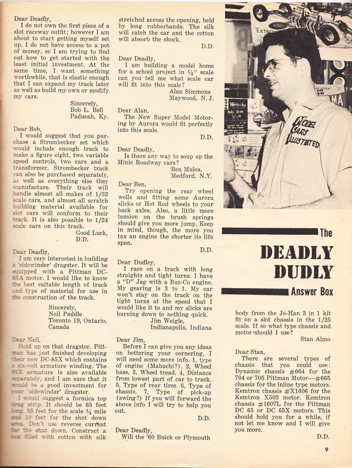 Model Cars Illustrated April 1964 page 9
