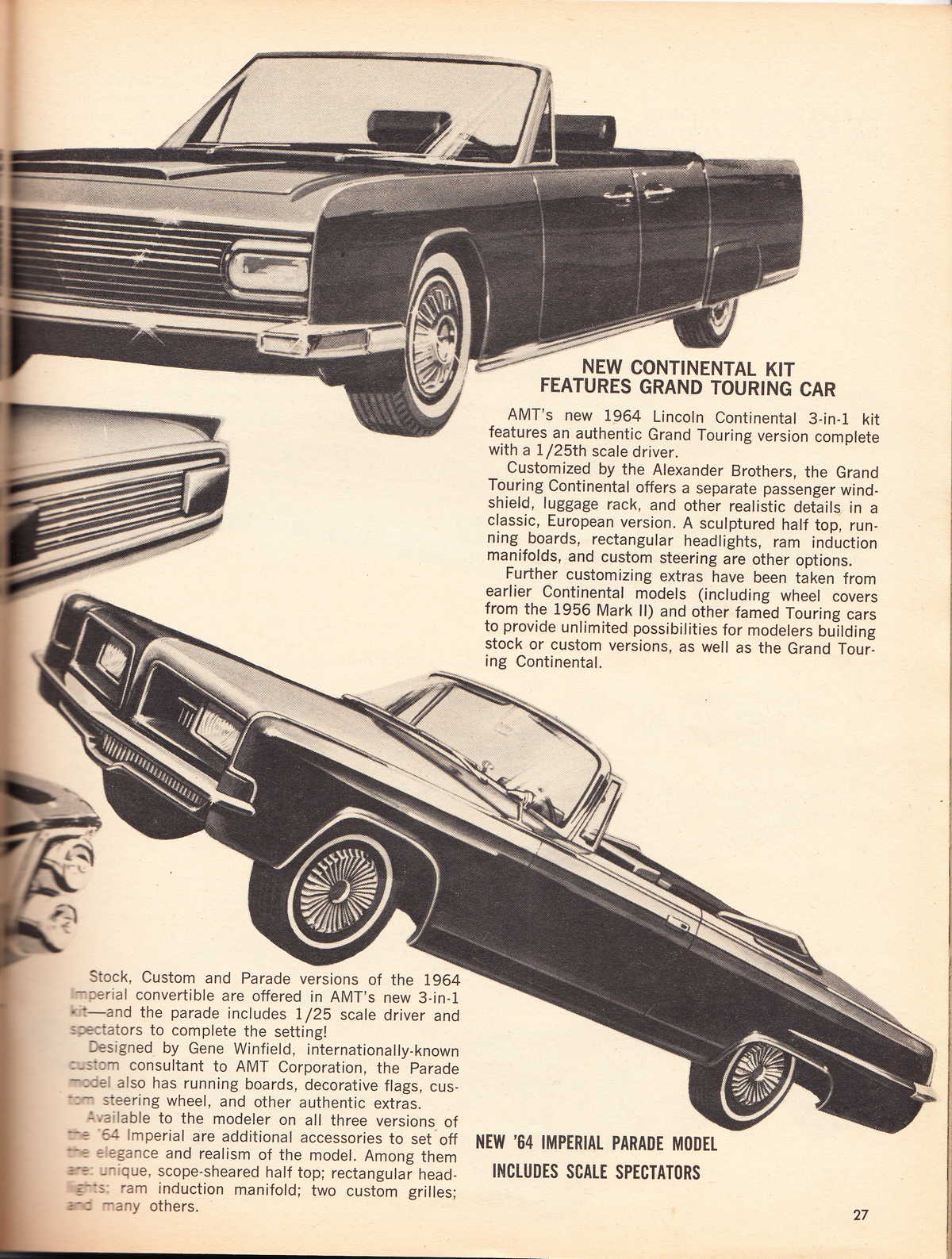 Model Cars Illustrated April 1964 page 27