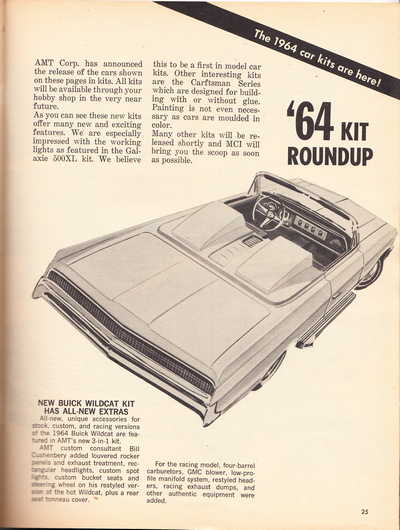Model Cars Illustrated April 1964 page 25